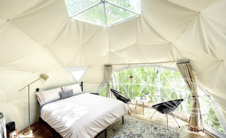 Phoenix Domes - Medium Frame 4 Season Glamping Package Dome - 20'/6m