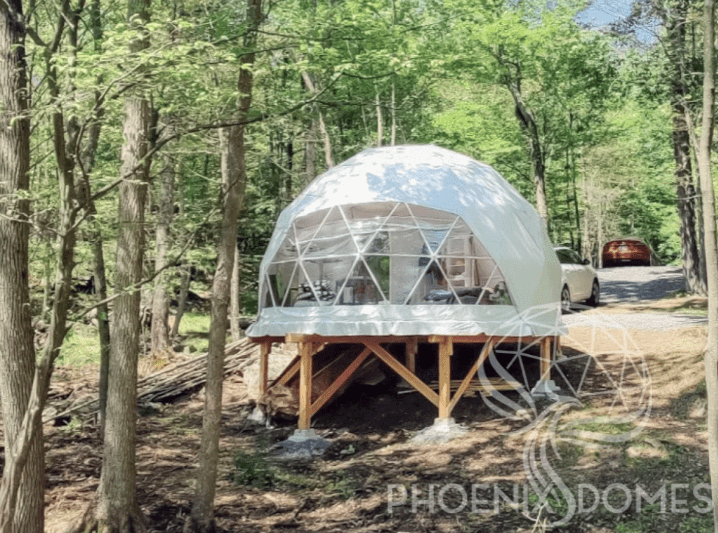 Phoenix Domes - Medium Frame 4 Season Glamping Package Dome - 20'/6m