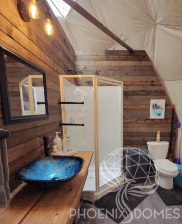 Phoenix Domes - Medium Frame 4 Season Glamping Package Dome - 20'/6m