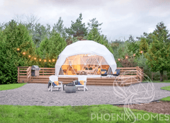 Phoenix Domes - Medium Frame 4 Season Glamping Package Dome - 23'/7m