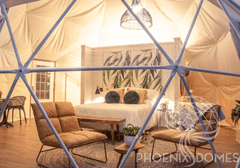 Phoenix Domes - Medium Frame 4 Season Glamping Package Dome - 23'/7m