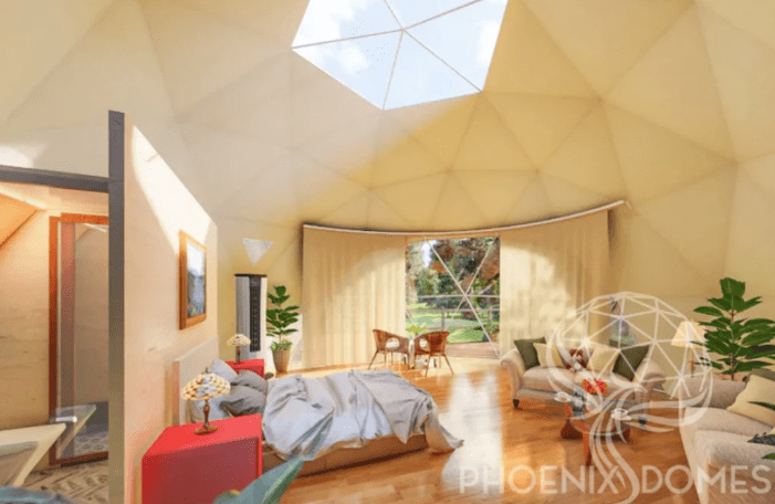 Phoenix Domes - Medium Frame 4 Season Glamping Package Dome - 26'/8m