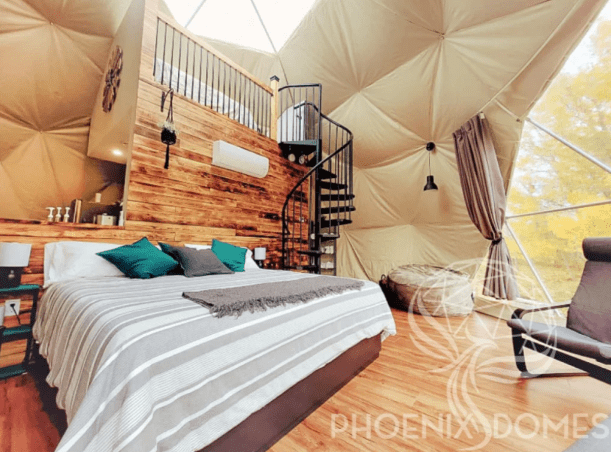 Phoenix Domes - Medium Frame 4 Season Glamping Package Dome - 26'/8m