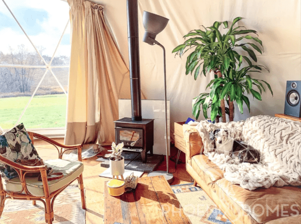 Phoenix Domes - Medium Frame 4 Season Glamping Package Dome - 26'/8m