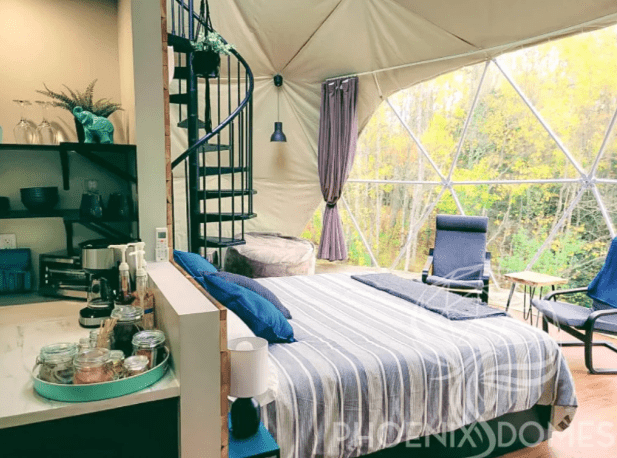 Phoenix Domes - Medium Frame 4 Season Glamping Package Dome - 26'/8m