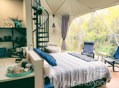 Phoenix Domes - Medium Frame 4 Season Glamping Package Dome - 26'/8m