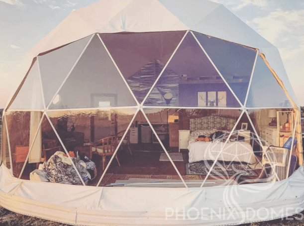 Phoenix Domes - Medium Frame 4 Season Glamping Package Dome - 26'/8m