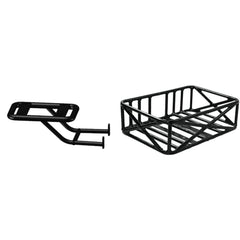 Eunorau | Flash Rear Rack and Basket Kit | FLASH-PK-HK-BK
