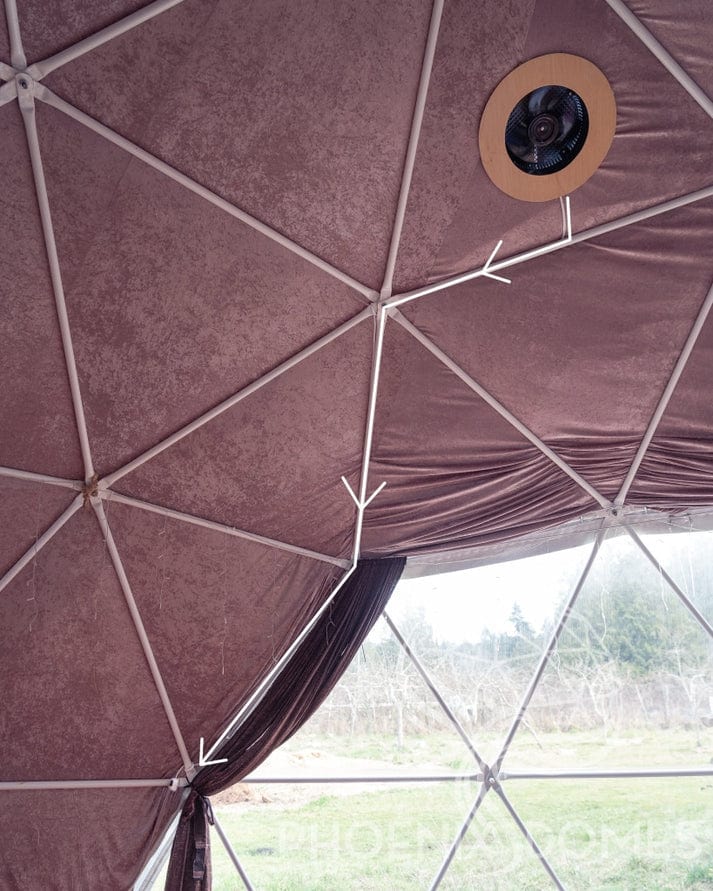 Phoenix Domes | Solar Fan Kit