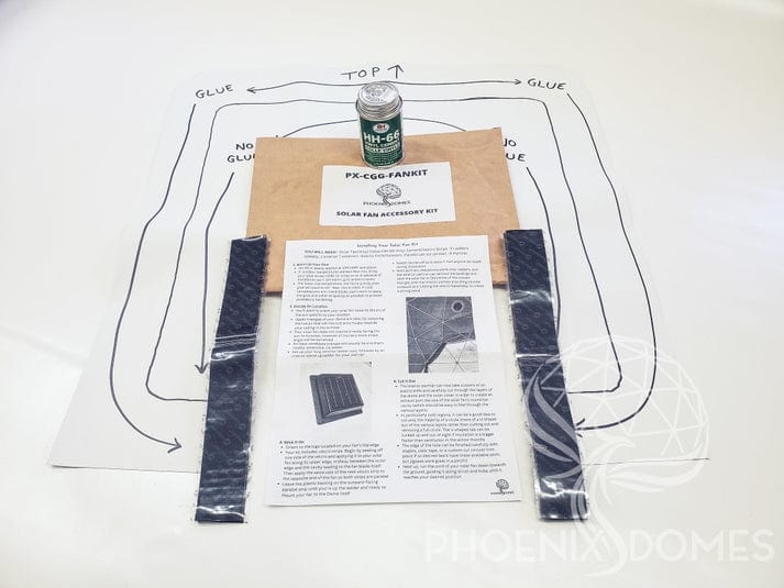 Phoenix Domes | Solar Fan Kit